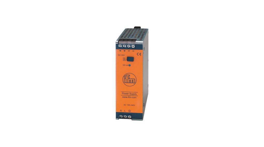 ifm electronic Switching Power Supply, DN4012, 24 → 28V dc, 5A, 120W, 1 Output, 100 → 120 / 200 →