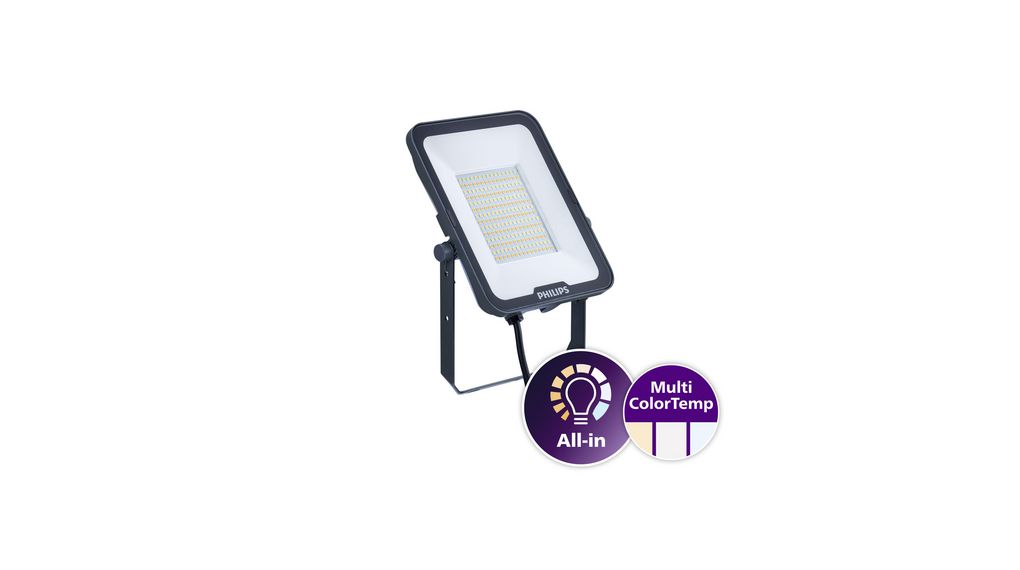 Philips Lighting BVP167 Floodlight, 70 W, 7700 → 8400 lm, IP65, 220 → 240 V, 8400lm, LED