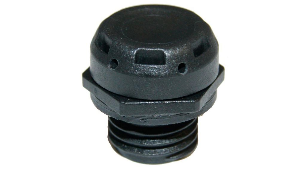 EVPS Series Black Polyamide Cable Gland, M12 Thread, IP68, IP69