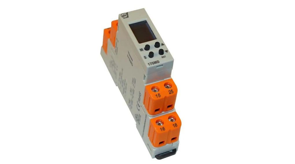 ATC 175MD Series DIN Rail Multi-Timer, 1-Contact20 to 240 V ac/dc, 0 s to 99.0 h, Multifunction-Function, SPDT SPDT IP20 / IP40