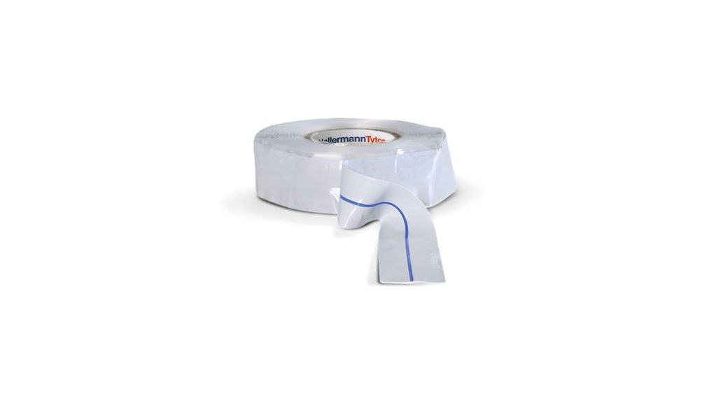 HellermannTyton 711-10400 Grey Self Amalgamating Tape 25mm x 9.1m