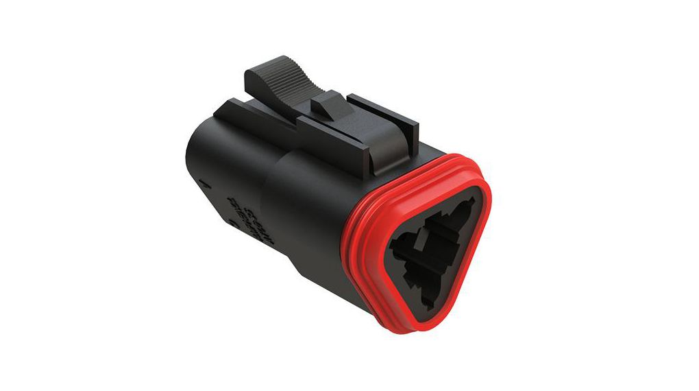 At06 AT06-3S-BLK | Amphenol Industrial AT06 Automotive Connector Black Cable ...