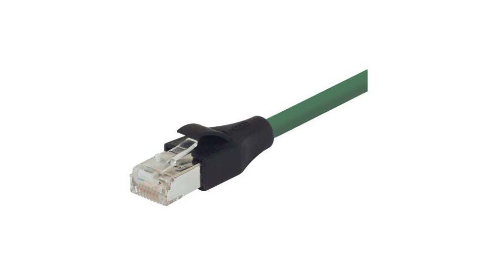 TRD, 10 ft, Green RJ45 to Male RJ45 Male, Copper Braid Polyvinyl Chloride Sheath, Ethernet, 3.05m, Grün