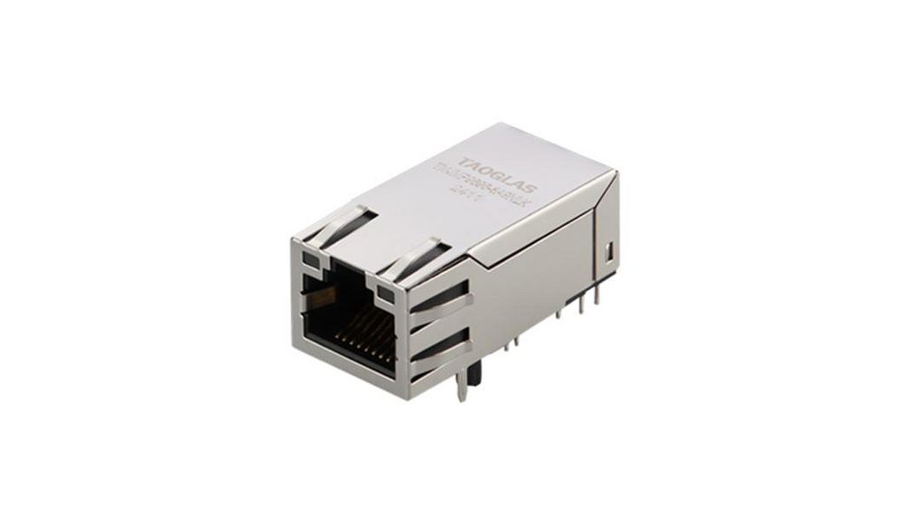 1 -Way TMJM Series Ethernet ConnectorFemale, Through Hole, Shielded Shield Straight 1 Port Straight