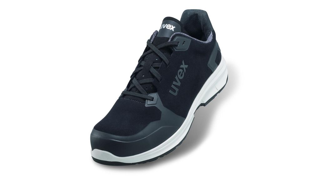 Uvex 1 Sport Unisex Black, White Composite Safety Trainer, UK 9, EU 43
