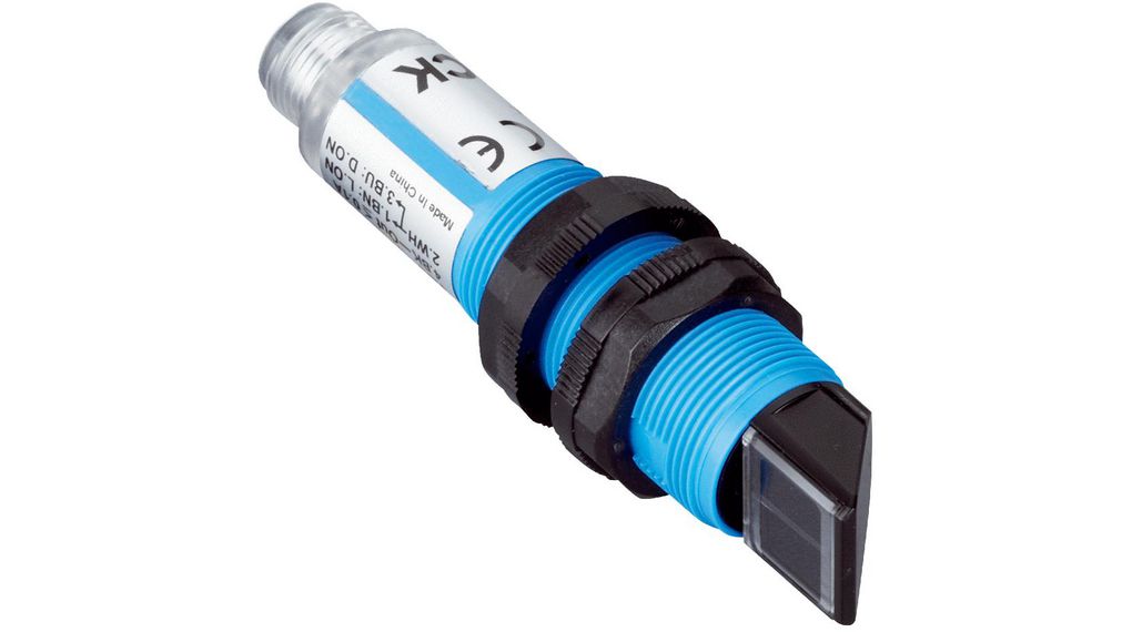 SICK Retroreflective Photoelectric Sensor, Barrel Sensor PNP 500us 100mA LED IP67