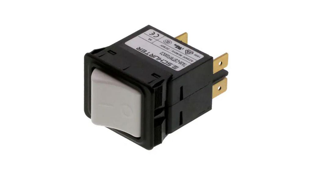 Schurter Thermal Circuit Breaker - TA35 2 Pole 240V ac Voltage Rating, 3A Current Rating