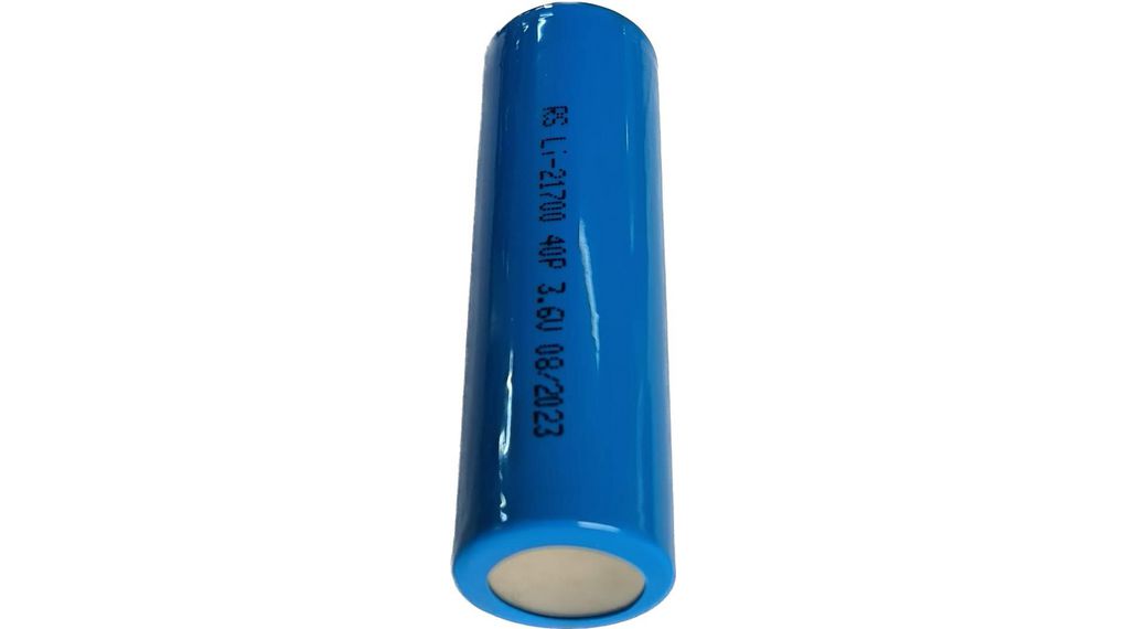 RS PRO, 3.6V, 21700, Lithium-Ion Lithium Rechargeable Battery, 4Ah