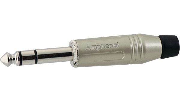 Klinkenstecker 6.35 mm, Stecker, Stereo, Gerade, 6.35 mm