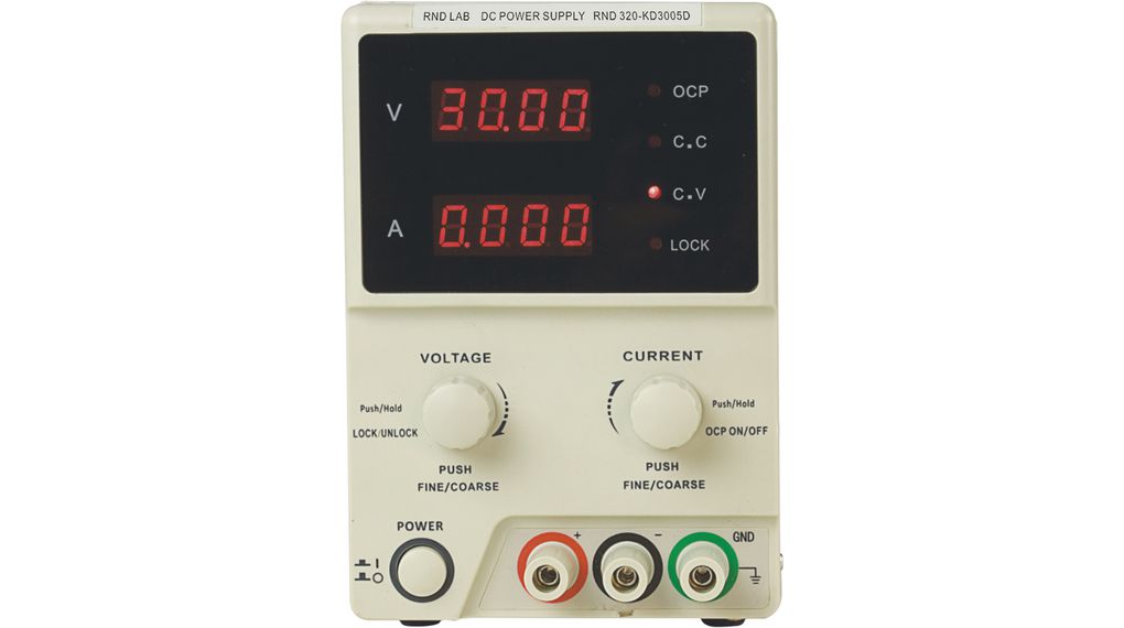 Laboratoriestrømforsyning Justerbar 30V 5A 150W CEE 7/7- kontakt