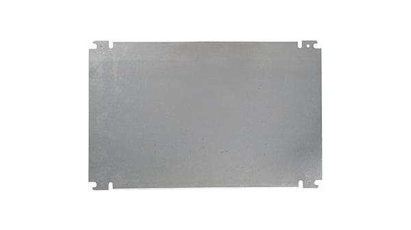 Mounting Plate 355x2x355mm Galvanised Steel Grey