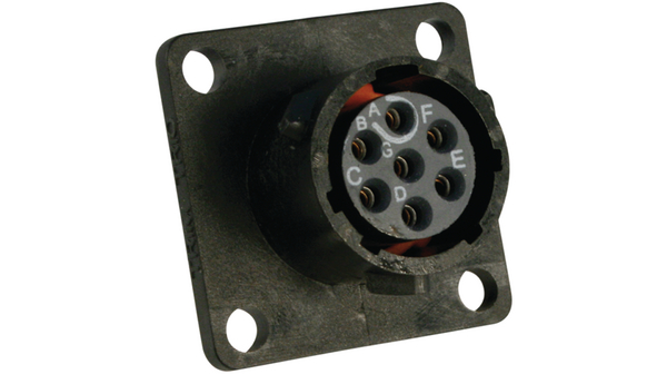 UTS1JC142G1S | Conector circular Souriau macho serie UTS de 3 vías