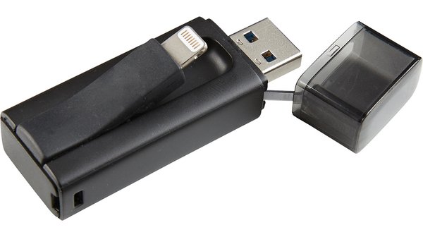 bestyrelse Ru hurtig 3535480 | Intenso USB Stick, iMobile Line, 32GB, USB 3.0/Apple Lightning,  Black | Distrelec International