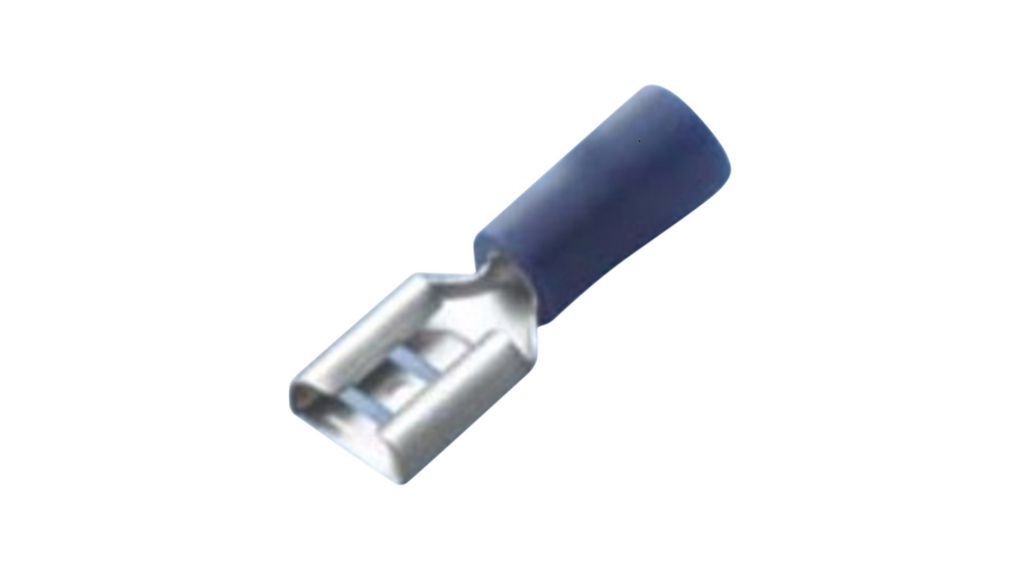 Spade Connector, Partially Insulated, 2.8mm, 1.5 ... 2.5mm², Socket, 100 ST