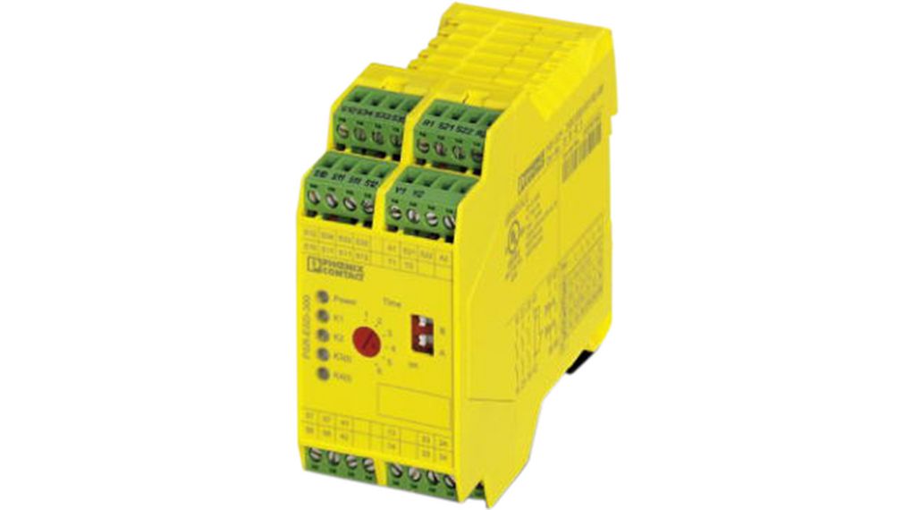 Safety Relay 2NO 5NO + 1NC DIN Rail Mount