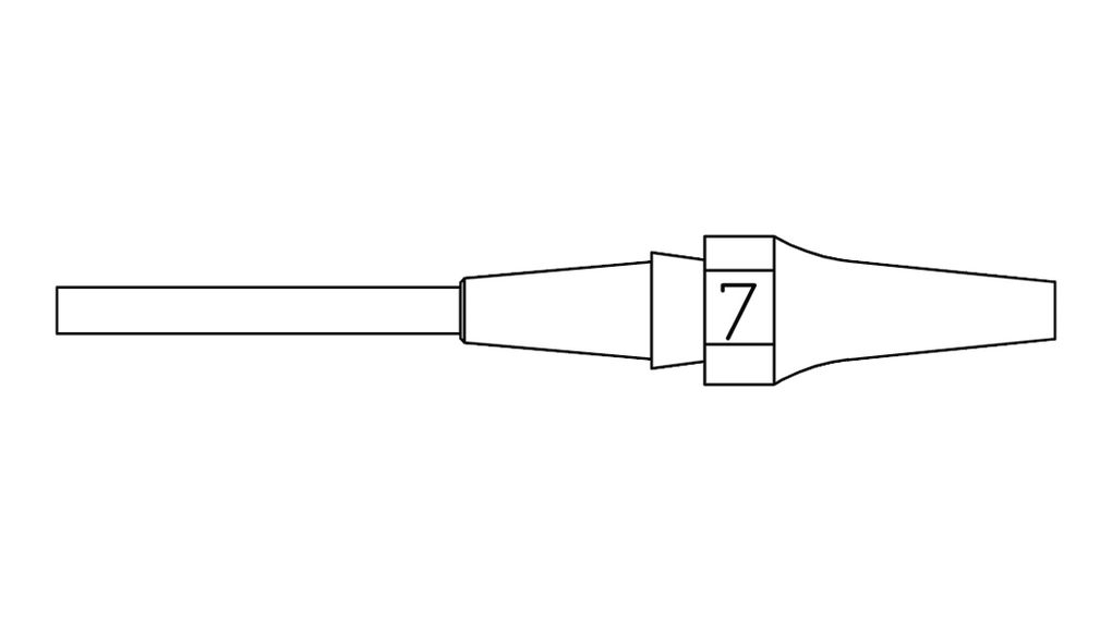 Avloddingsspiss XDSL Avloddingsdyse mm 1.2mm