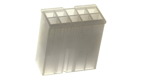 Boîtier à sertir, Fiche mâle, Pas - 4.2 mm, Pôles - 10, Rangées - 2, Polyamide 6.6