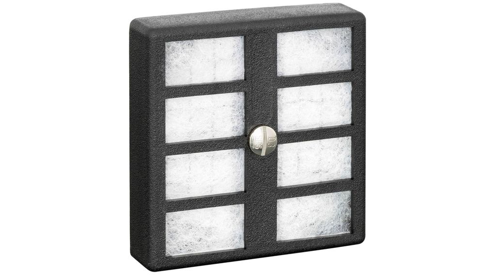 Filterviftegitter 60 x 60 mm Polykarbonat