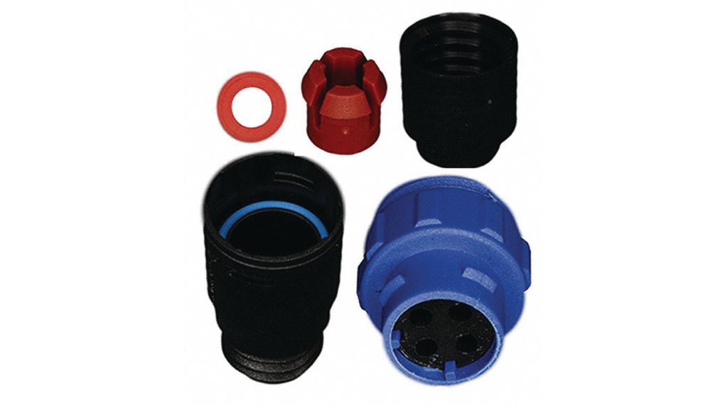 Kupplungsbuchse Buccaneer 400, 4pol, Steckbuchse, 4 Anzahl Kontakte, 5A, 125VAC/VDC, IP69K