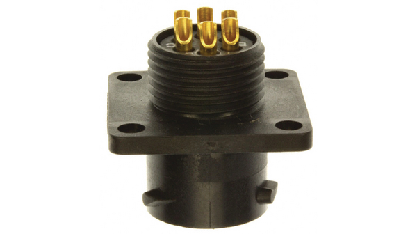 Prise femelle à montage sur panneau, avec embase, Prise, 6 Contacts, 7A, 32V, IP68 / IP69K