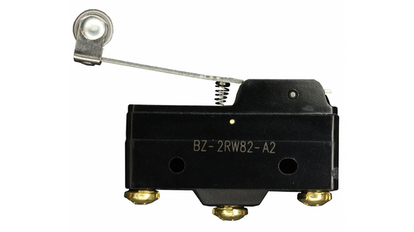Microrupteur BZ, 15A, 1CO, 0.97N, Levier à rouleaux long