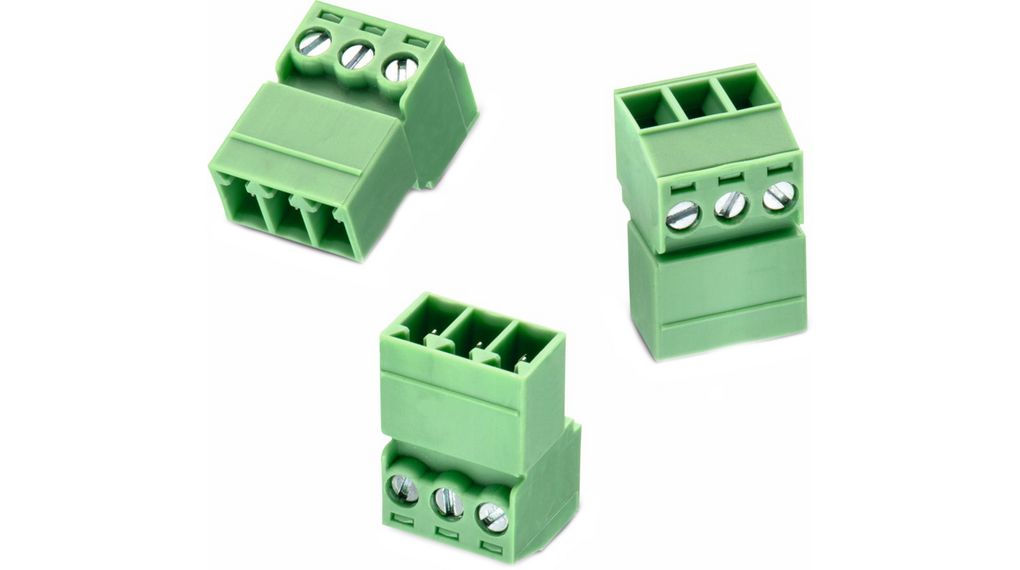 Stiftconnector, Recht, 8A, 300V, Pitch - 3.81mm, Polen - 4