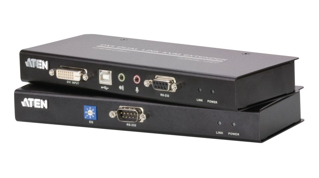KVM Extender, DVI SL, USB, audio, RS232 60m 1024 x 768
