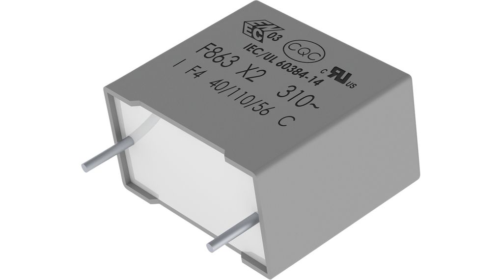 Condensatore X2, 2.2uF, 310VAC, 630VDC, 10%
