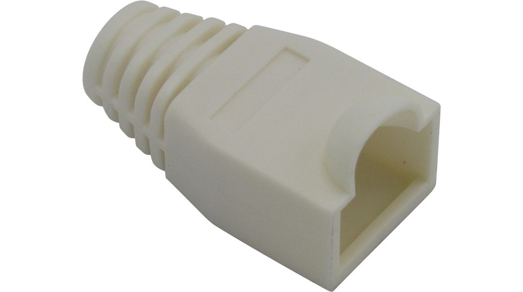 Törésgátló RJ PVC cső, 6.5 mm, Fehér