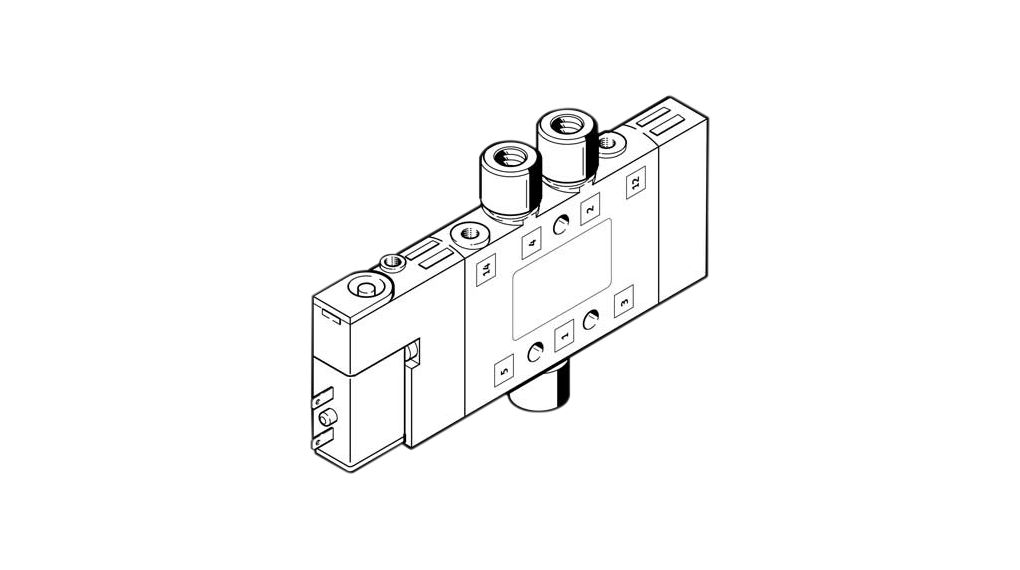 Magnetventil 5/2 M5 8bar Luft