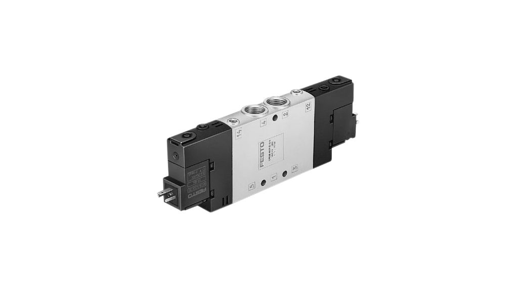 Solenoid Operated Valve 5/2 G1/4" 8bar Air