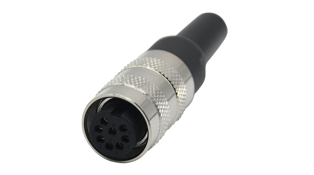 RND 205-01419 | RND Mini Connector Socket 8 Contacts, 5A, 125V, IP67 ...