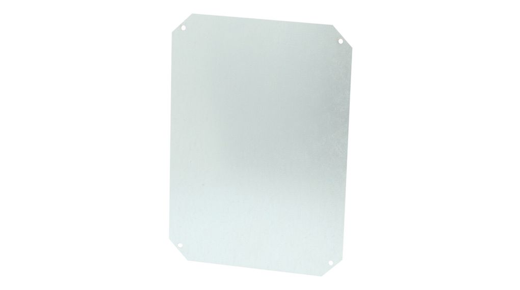 4850060 | Fibox Mounting Plate, 275 x 165mm, Galvanised Steel ...