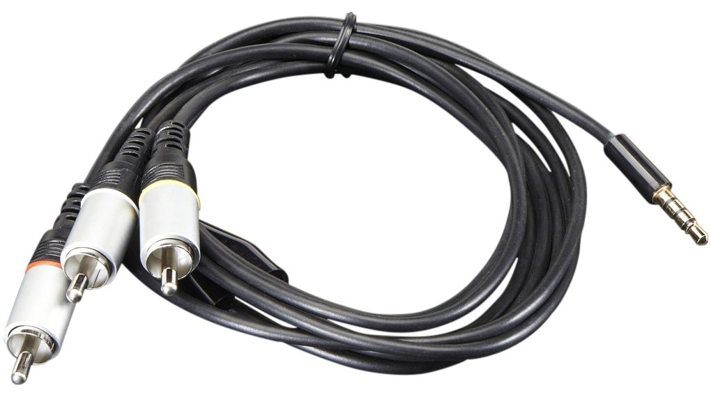 Composite Audio Video Cable for Raspberry Pi
