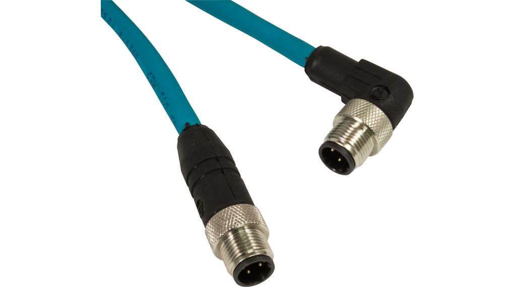 reducir Honesto anchura DW04DR117 TL359 | Alpha Wire Cordset, M12 Plug - M12 Plug, 4 Conductors,  10m | Distrelec Switzerland