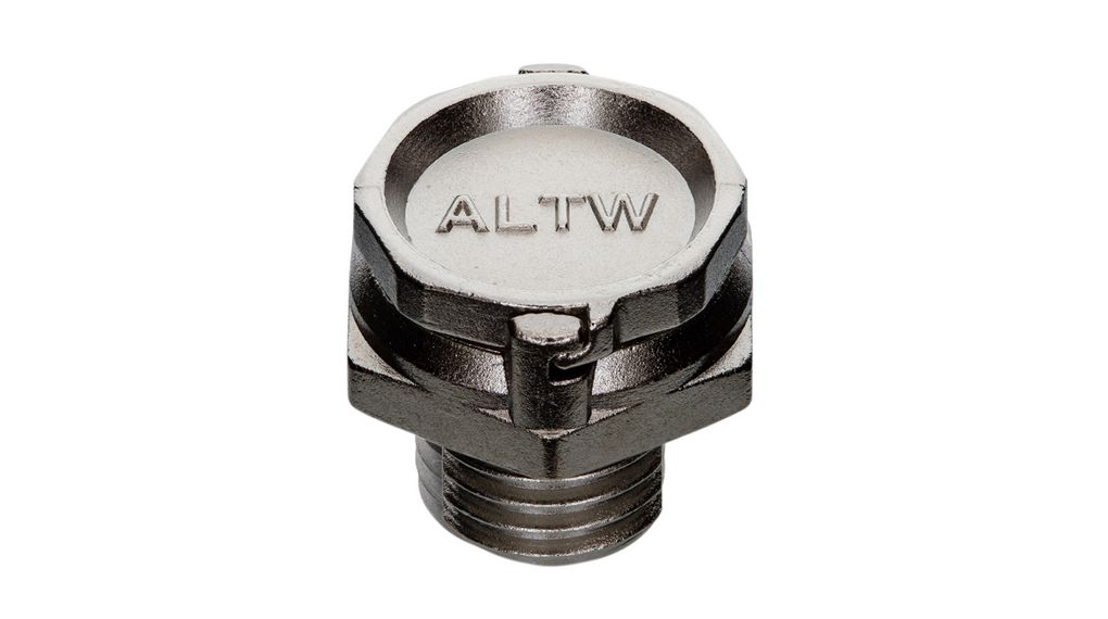 Pressure Relief Vent, Zinc Alloy, 18.7mm, M12, IP68