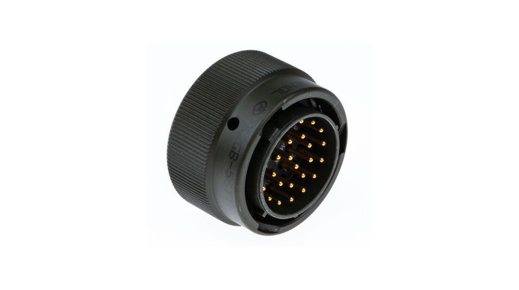 Amphenol Limited, 62GB 26 Way Cable Mount MIL Spec Circular Connector Plug, Pin Contacts,Shell Size 16, Bayonet Coupling, MIL-DTL-26482
