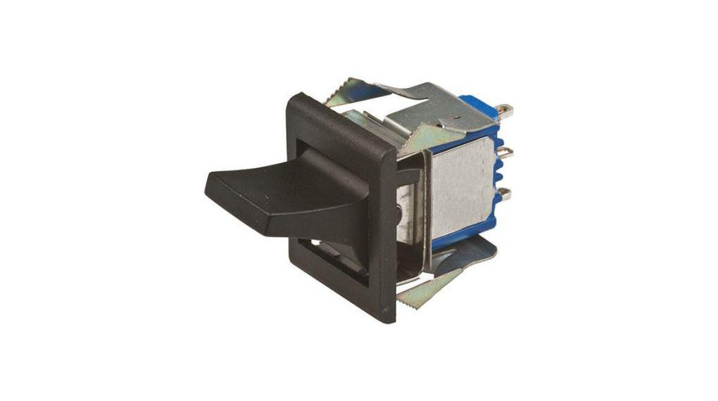 APEM DPDT, On-Off-On Rocker Switch Panel Mount