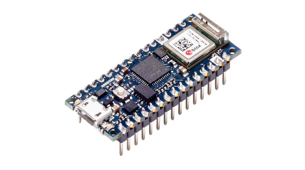 Arduino Nano 33 IoT s kolíkovými lištami