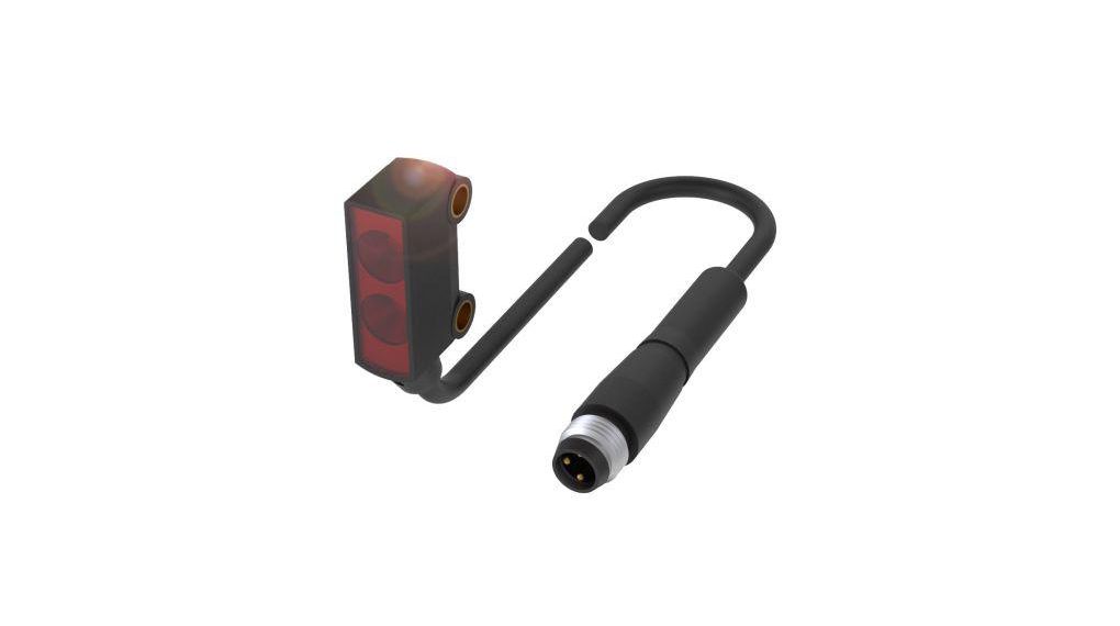 BALLUFF Diffuse Photoelectric Sensor, Barrel Sensor, 30 mm Detection Range