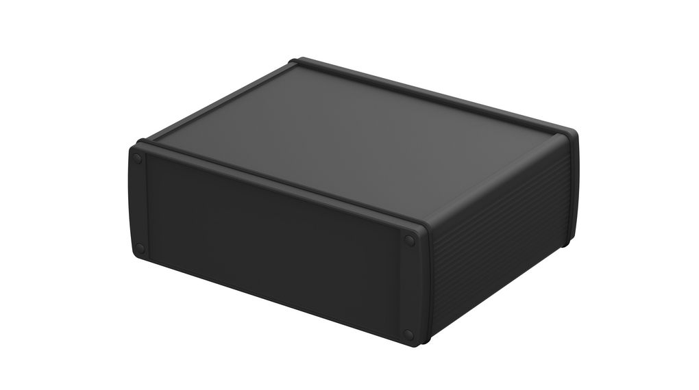 Profilgehäuse, geschlossen Alubos 150x210x74mm Aluminium Schwarz IP65
