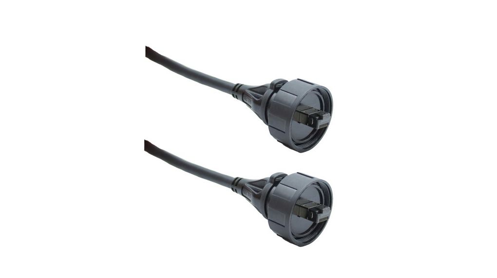 Patch Cable, RJ45 Plug - RJ45 Plug, CAT8, S/FTP, 3m, Black