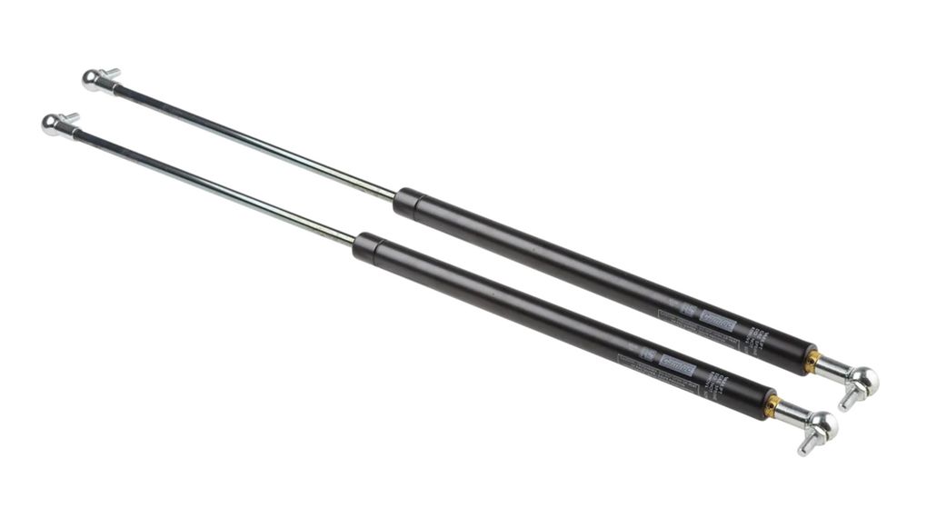 Gas Strut with Ball & Socket Joint, 150 N ... 1.2kN, 645mm