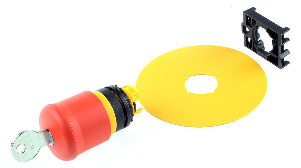 Emergency Stop Switch 1NC + 1NO IP66 / IP69K Screw Terminal