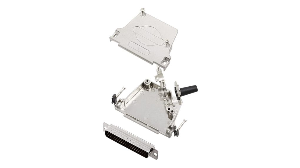 DC-62 Plug HD D-Sub Connector Kit, Zinc Backshell