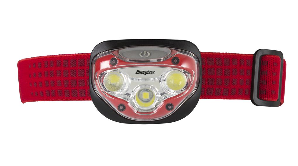 7638900316377, Energizer Lampe frontale Vision HD, LED, 3x AAA, 200lm,  50m, Rouge