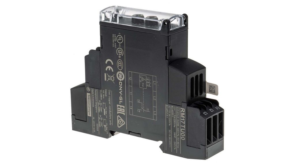 Schneider Electric Phase, Voltage Monitoring Relay, 3 Phase, SPDT, 183 → 528V ac, DIN Rail