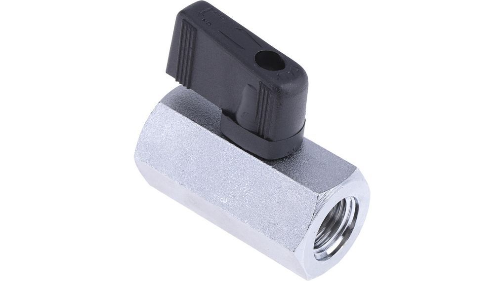 Chrome Plated Brass Hydraulic Ball Valve G 1/4