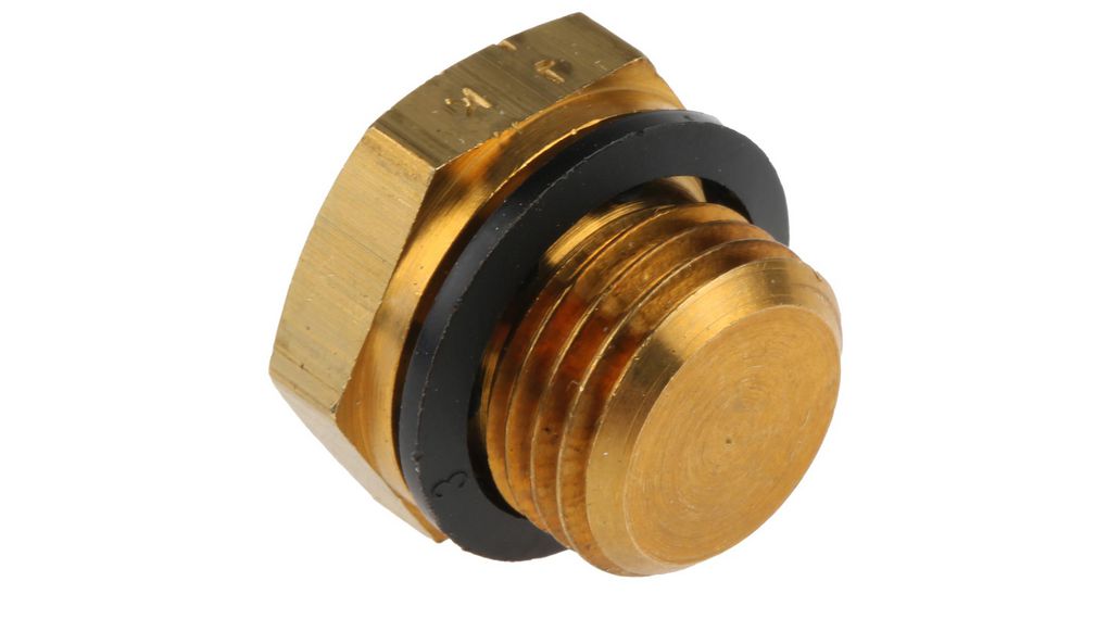 Legris G 1/4 Brass Blanking Plug 10 ST