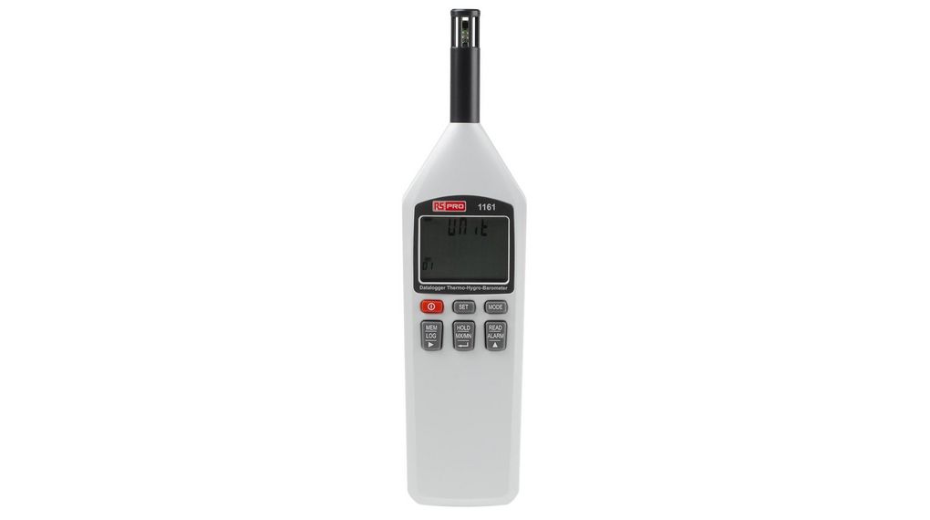 Handheld Hygrometer, ±3 %RH Accuracy, +100 °C, +212 °F Max, 100%RH Max